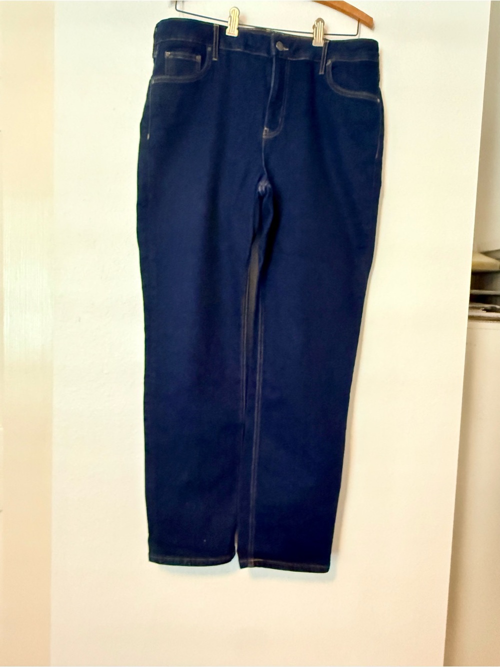 NEW Boden Jeans Slim Straight Stretch Indigo High Rise Dark Wash Size 14R